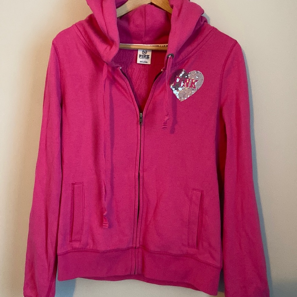 Victoria’s Secret PINK - sequin zip up